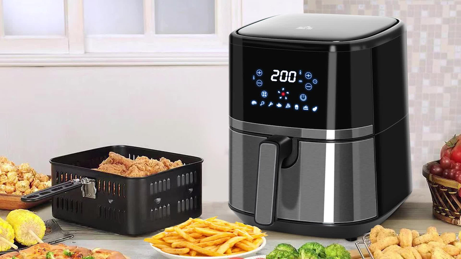 1500W 4.5L Digital Air Fryer