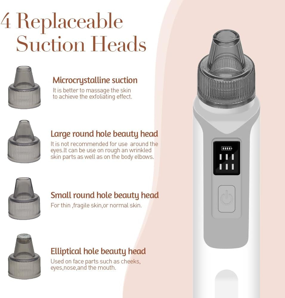 Electric Blackhead Remover with LED Display