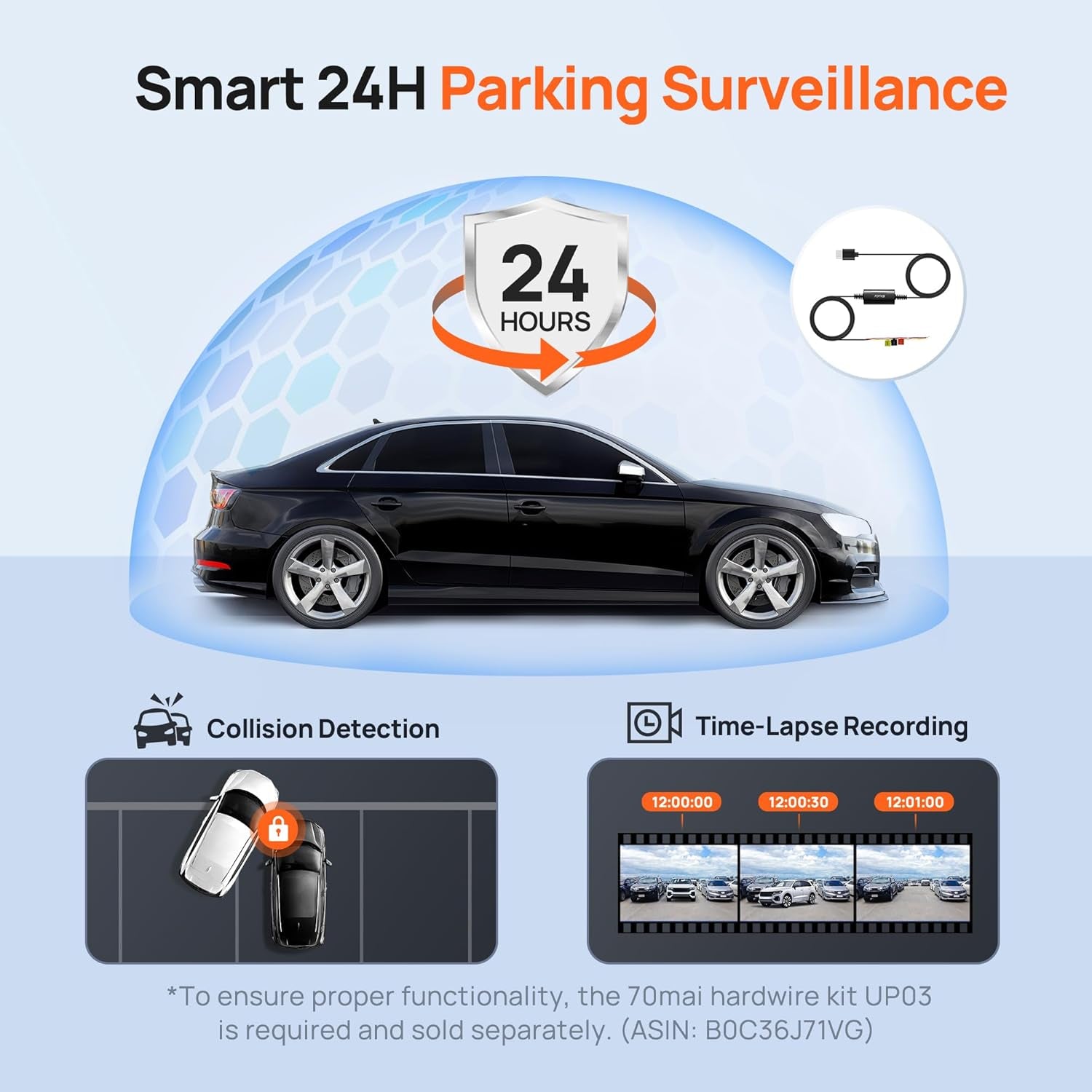 70Mai 2K WiFi Dash Cam M310