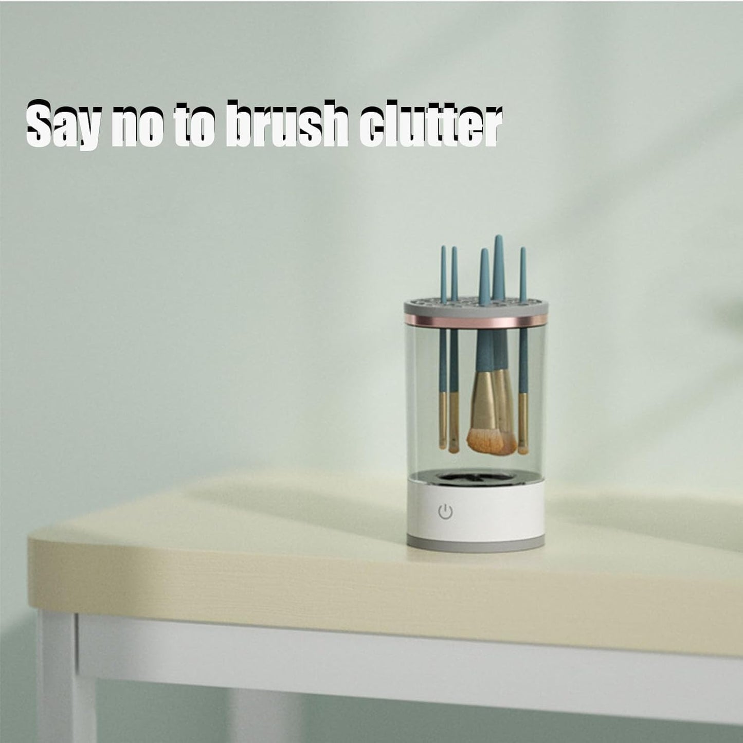 Electric Makeup Brush Cleaner (White)