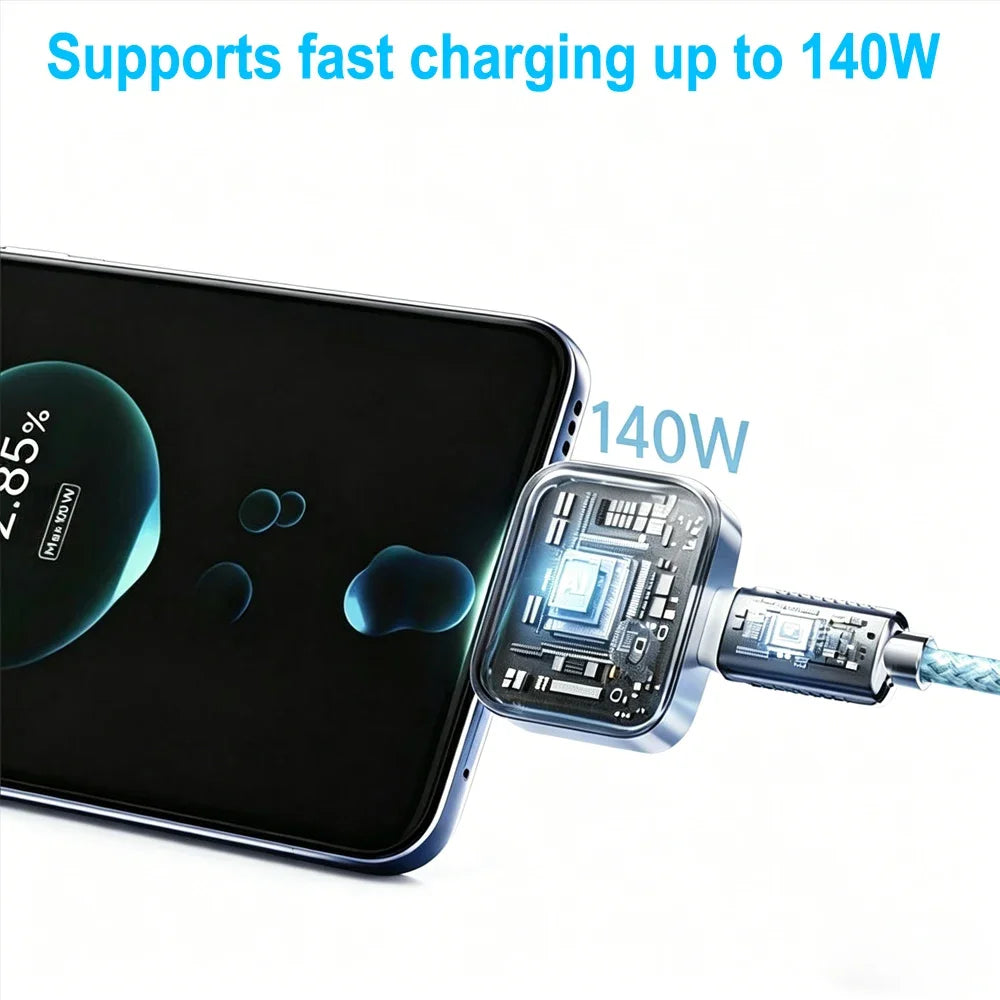 KUWAJIA KH-51 Universal Auto Disconnect Charger Adapter Type-C Charging Separator with Full Charge Auto Cut Function