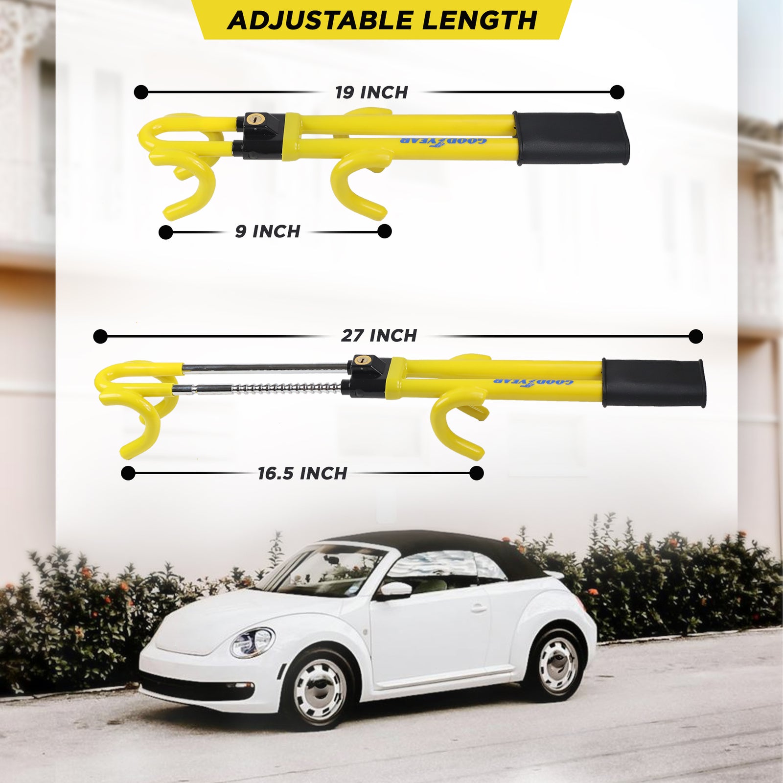 Goodyear Heavy Duty Steering Wheel Lock