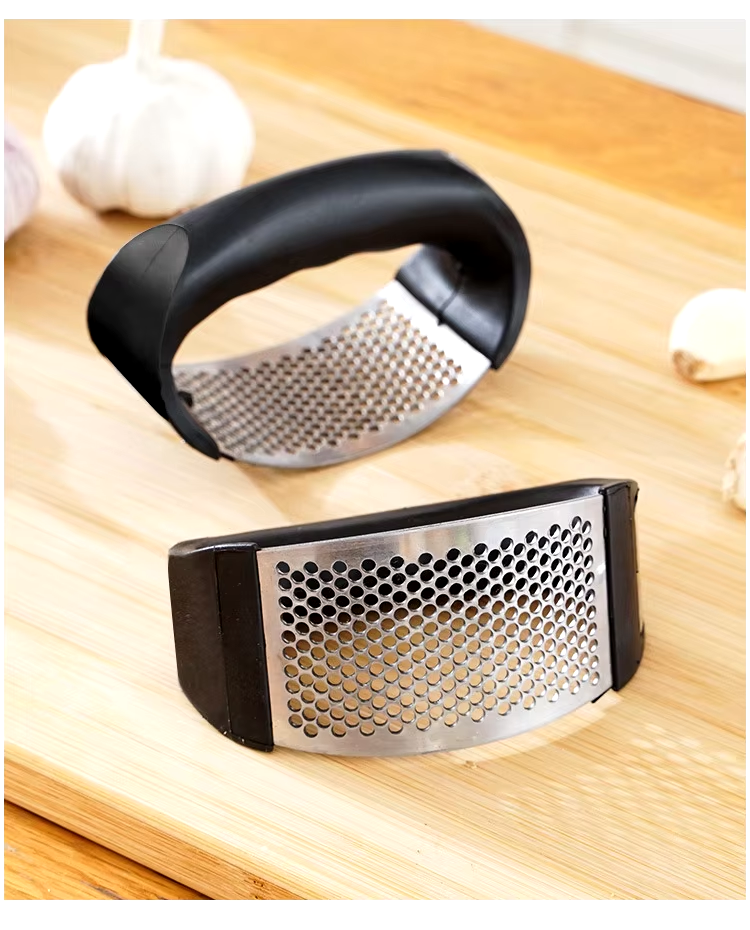 Stainless Steel Garlic Press Crusher & Mincer